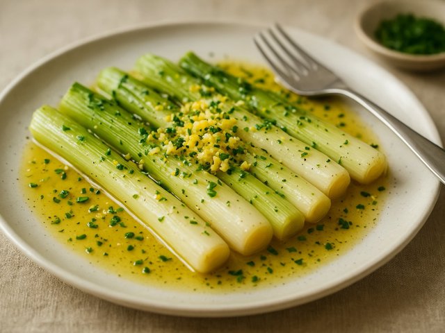 Leeks Vinaigrette