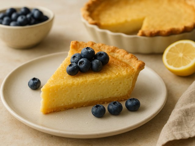 Lemon Buttermilk Chess PIE
