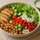 Lemon Chicken Chickpea Garden Salad thumbnail