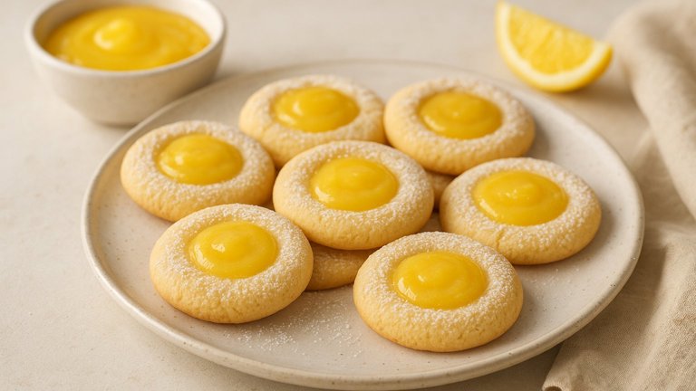Lemon Curd Egg Cookies
