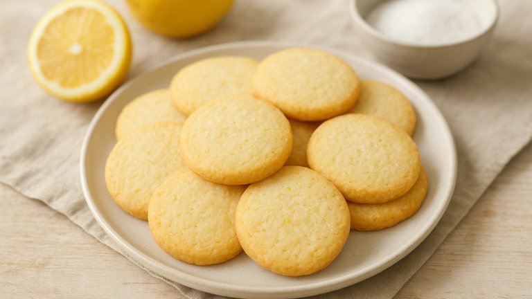 Lemon Icebox Cookies