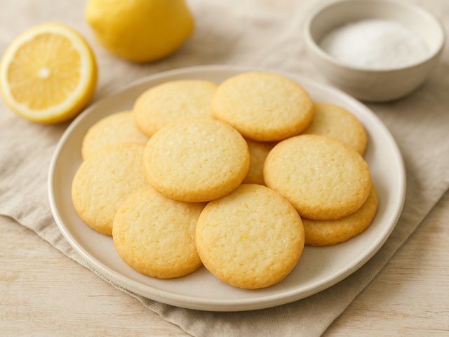 Lemon Icebox Cookies