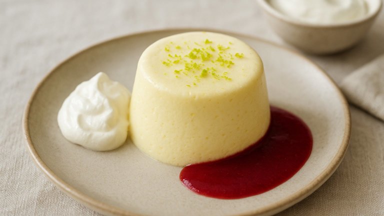 Lemon OR LIME COLD Soufflé OR Bavarian Cream