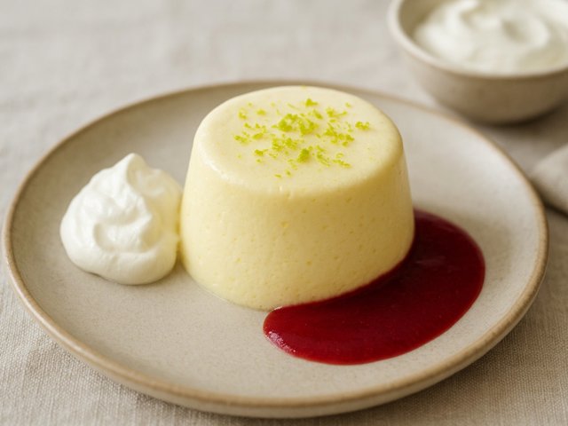 Lemon OR LIME COLD Soufflé OR Bavarian Cream