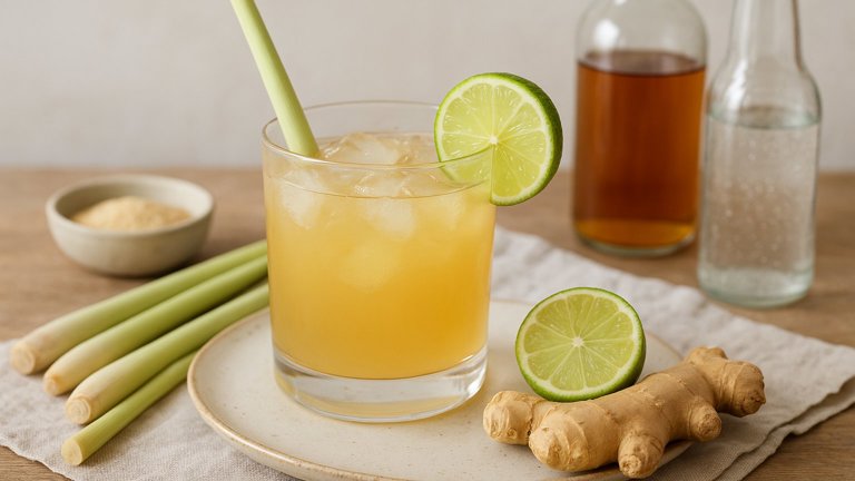 Lemongrass, Ginger & RUM Cocktails