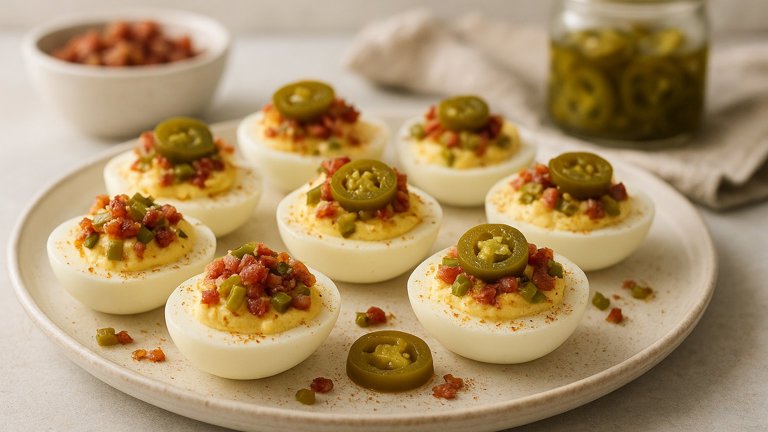Loaded Deviled EGGS