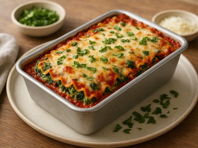 Loaf Pan Lasagna