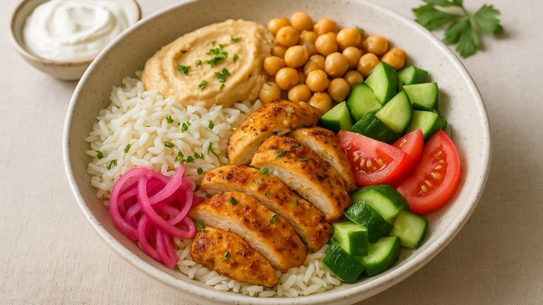 Lunch — Lebanese Cedar Chicken Shawarma Bowl