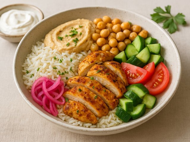 Lunch — Lebanese Cedar Chicken Shawarma Bowl