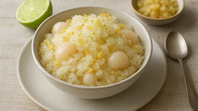 Lychee & Ginger Granita