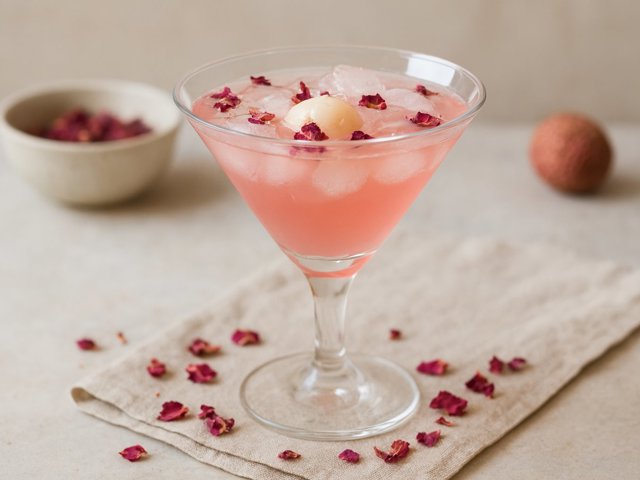 Lychee Rose Martini