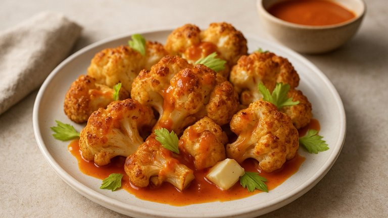 M5 ROASTED CAULIFLOWER WITH BUFFALO SAUCE