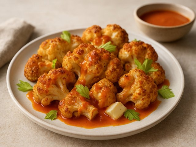 M5 Roasted Cauliflower WITH Buffalo Sauce