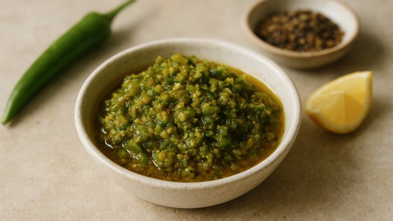 Maa’s Green Chilli Pickle
