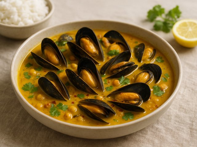 Malay Yellow Mussel Curry