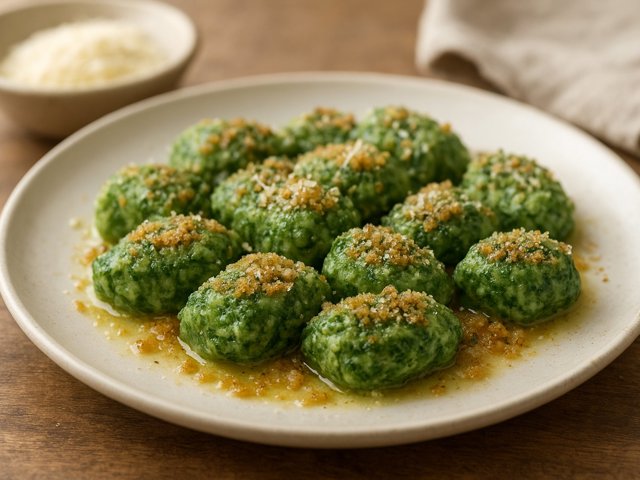 Malfatti (Spinach-Ricotta Gnocchi)