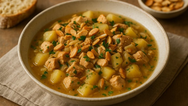 MALLORCAN TURKEY STEW with ALMONDS