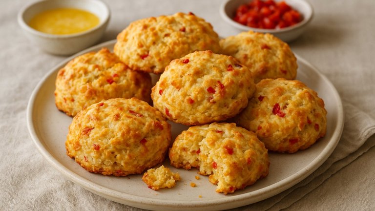 MAMA Lil’s Peppers & Tillamook Cheddar Biscuits