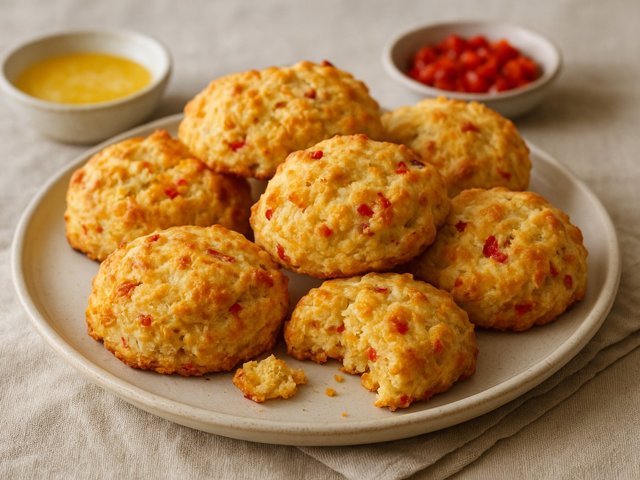 Mama Lil’s Peppers & Tillamook Cheddar Biscuits
