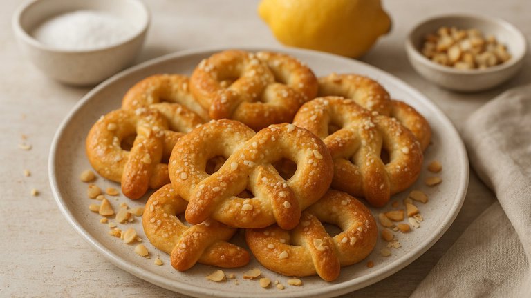 Mandelplättchen (Almond Pretzels)