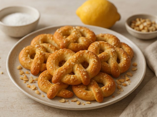 Mandelplättchen (Almond Pretzels)