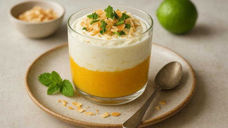Mango and Mint Fool