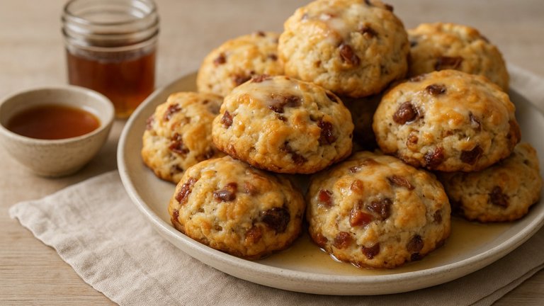 Maple, Bacon & DATE Biscuits