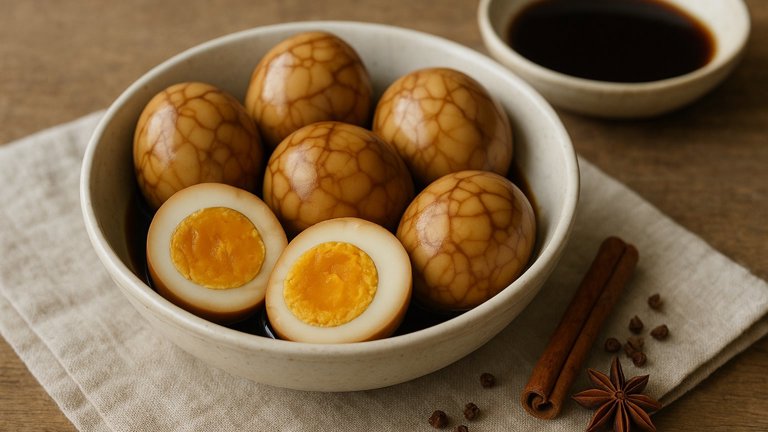 Marbled Soy Sauce Eggs