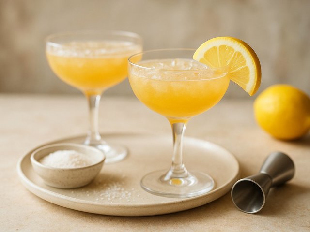 Mary’s Lemon-Bourbon Sidecars
