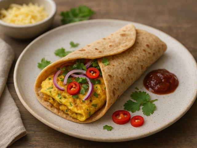 Masala Omelette WRAP