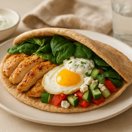 Mediterranean Chicken Breakfast Pita thumbnail
