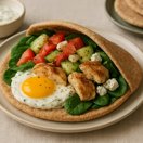 Mediterranean Chicken Breakfast Pita thumbnail