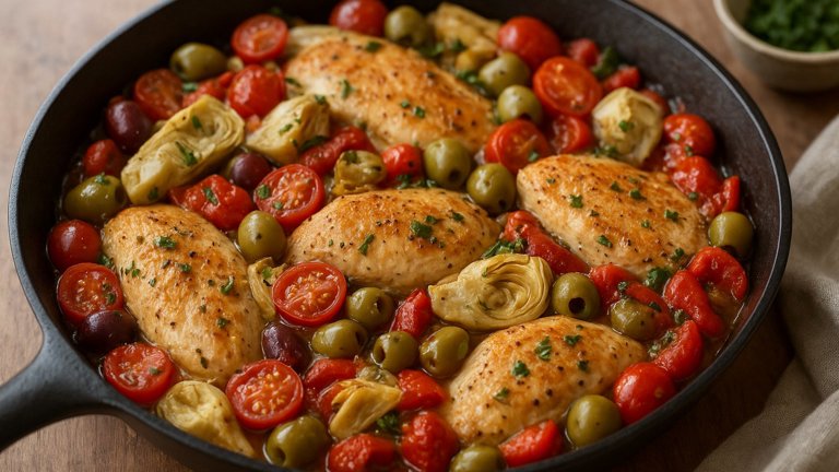 Mediterranean Chicken Skillet