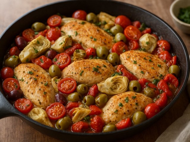 Mediterranean Chicken Skillet