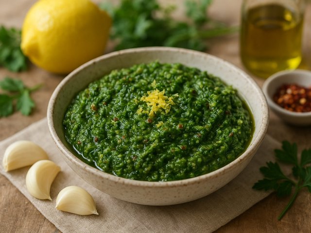 Mediterranean Garlic Herb Paste
