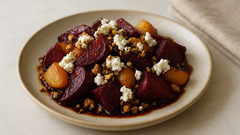 Megan’s Beets With Goat Cheese