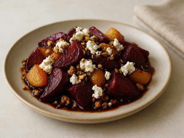 Megan’s Beets With Goat Cheese