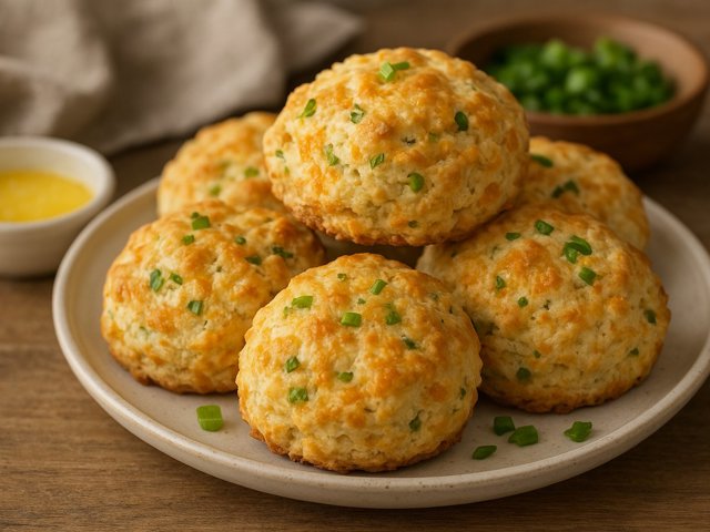 Megan’s Cheddar-Scallion Biscuits