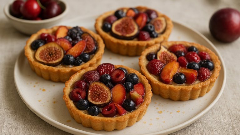 Megan’s Frangipane Fruit Tarts