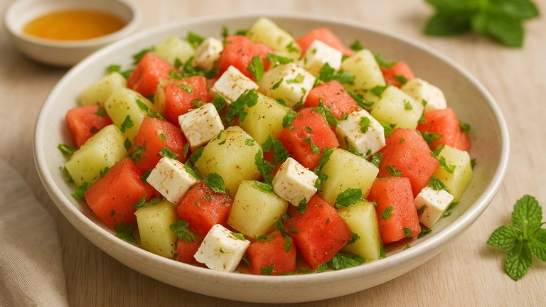 Melon And Feta Salad