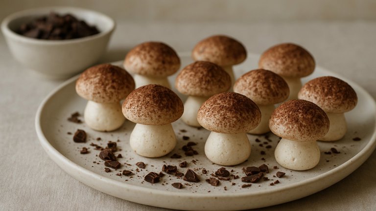 Meringue Mushrooms
