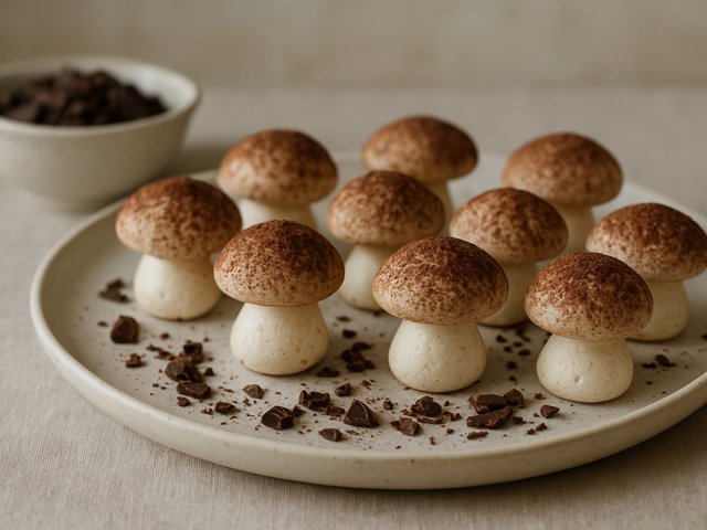 Meringue Mushrooms