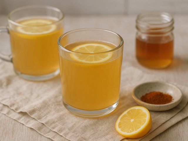 MEYER LEMON HOT TODDIES WITH A KICK