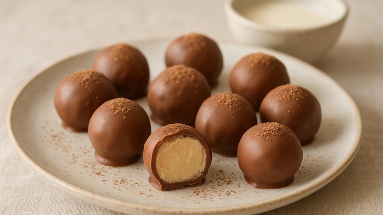 Milk Or White Chocolate Truffles