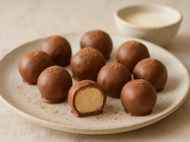 Milk Or White Chocolate Truffles
