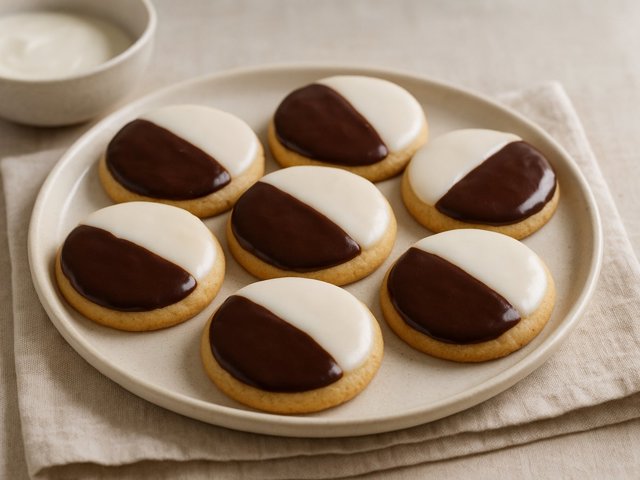 Mini “Black & White” Cookies