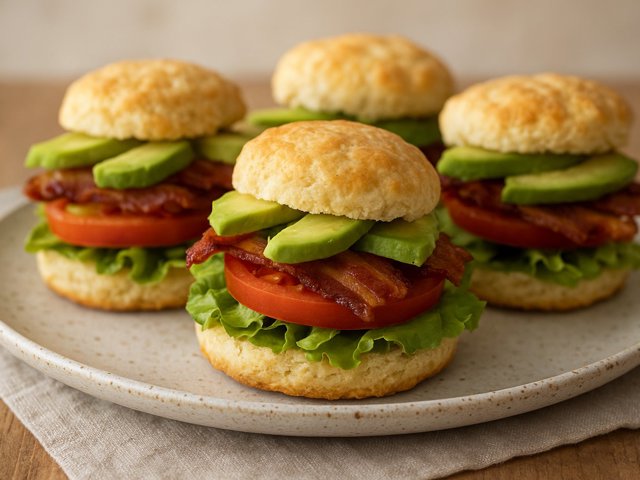 Mini BLT Biscuits
