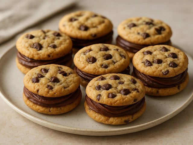 Mini Chocolate Chip Sandwiches