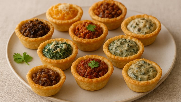Miniature Turnovers Or Tartlets