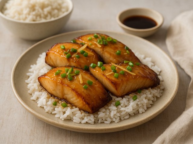 Miso-Steamed Black Cod